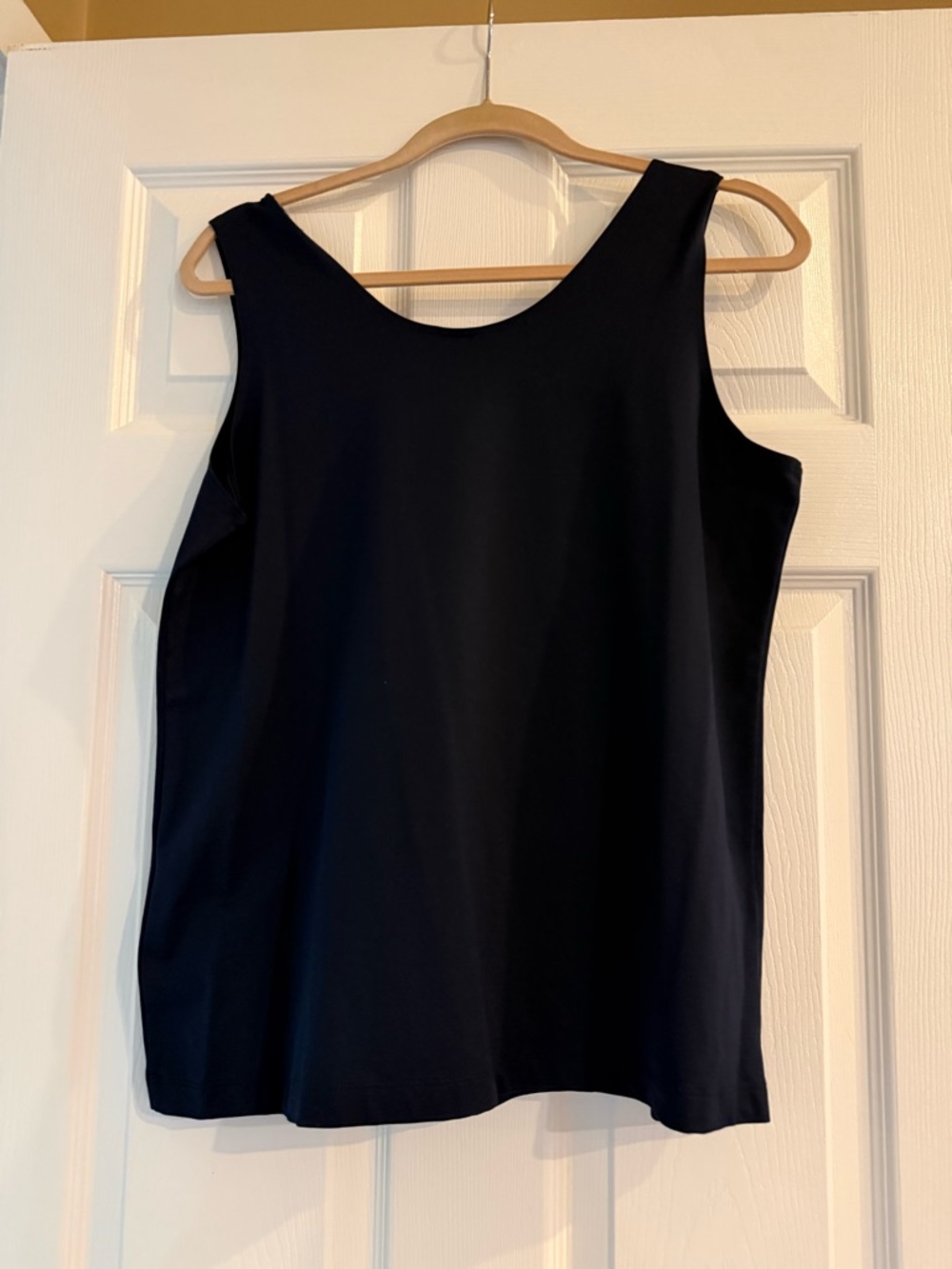 Chico's Deep Navy Sleeveless Round Neck Tank - Picture 3 of 4